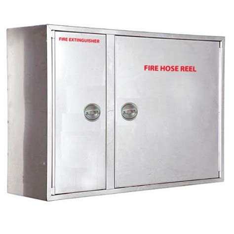 stainless steel fire hose reel cabinet|hose reel with cabinet.